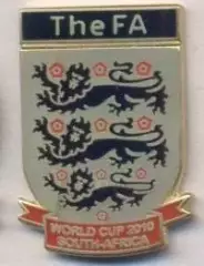 Англія, федерація футболу №2 ЕМАЛЬ / England football assn. federation pin badge
