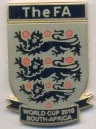 Англія, федерація футболу №4 ЕМАЛЬ / England football assn. federation pin badge