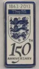 Англія, федерація футболу, ювілей 150, №1 ЕМАЛЬ /England football federation pin