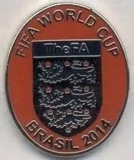 Англія, федерація футболу №7 ЕМАЛЬ / England football assn. federation pin badge