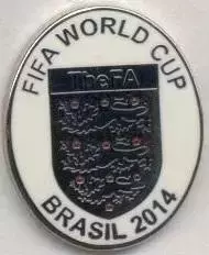 Англія, федерація футболу №8 ЕМАЛЬ / England football assn. federation pin badge