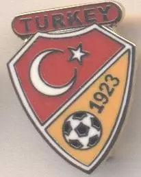Туреччина, федерація футболу, №1 ЕМАЛЬ / Turkey football federation enamel badge