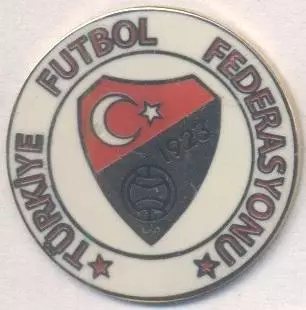 Туреччина,федерація футболу,№5 ЕМАЛЬ/Turkey football federation enamel pin badge