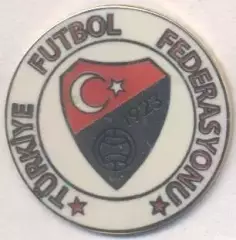 Туреччина,федерація футболу,№5 ЕМАЛЬ/Turkey football federation enamel pin badge