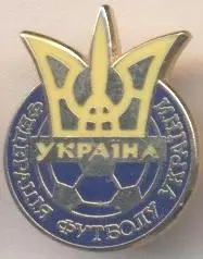 Україна, федерація футболу, №12 ЕМАЛЬ / Ukraine football federation enamel badge
