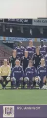 постер А4 футбол Андерлехт (Бельгія) 2006/RSC Anderlecht,Belgium football poster