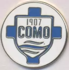 футбольний клуб Комо (Італія)3 ЕМАЛЬ / Como 1907,Italy football enamel pin badge