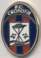 футбол.клуб Кротоне (Італія)2 ЕМАЛЬ / FC Crotone,Italy football enamel pin badge