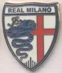 футбол.клуб Реал Мілан (Італія ЕМАЛЬ/Real Milano,Italy football enamel pin badge