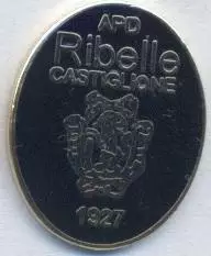 футбол.клуб Рібеллє (Італія офіц. ЕМАЛЬ/Ribelle Ravenna,Italy football pin badge