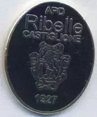 футбол.клуб Рібеллє (Італія офіц. ЕМАЛЬ/Ribelle Ravenna,Italy football pin badge