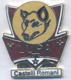 футбол.клуб Лупа Рома (Італія) офіц. ЕМАЛЬ/Lupa CR Roma,Italy football pin badge