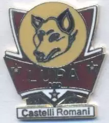 футбол.клуб Лупа Рома (Італія) офіц. ЕМАЛЬ/Lupa CR Roma,Italy football pin badge