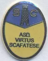 футбол.клуб Віртус С.(Італія) офіц. ЕМАЛЬ / Virtus Scafatese, Italy football pin