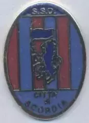 футбол.клуб Скордія (Італія) офіц. ЕМАЛЬ / SSD Scordia, Italy football pin badge