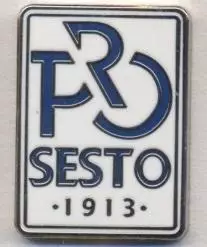 футбол.клуб Про Сесто (Італія) ЕМАЛЬ / Pro Sesto,Italy football enamel pin badge