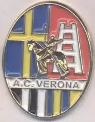 футбол.клуб Верона (Італія) офіц. важмет /Hellas Verona,Italy football pin badge