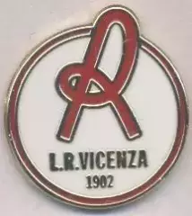 футбол.клуб Віченца (Італія) ЕМАЛЬ / LR Vicenza, Italy football enamel pin badge