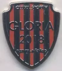 футбол.клуб Глорія БН.(Румунія ЕМАЛЬ/Gloria Bistrita-Nasaud,Romania football pin