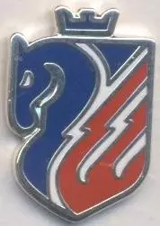 футбол.клуб Ботошань (Румунія)3 ЕМАЛЬ / FC Botosani, Romania football pin badge