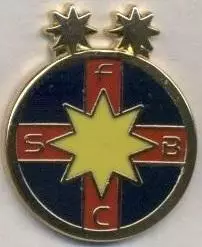футбол.клуб ФКСБ=Стяуа Румунія1 ЕМАЛЬ/FCSB=Steaua Bucharest,Romania football pin