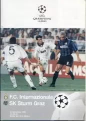 прог.Інтер/FC Inter Italy/Італія-Штурм/Sturm Austria/Австрія 1998 match program
