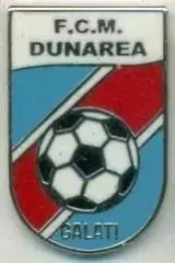 футбол.клуб Дунеря Галац (Румунія) ЕМАЛЬ/FCM Dunarea Galati,Romania football pin
