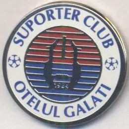 футбол.клуб Оцелул Галац (Румунія)4 ЕМАЛЬ /SC Otelul Galati,Romania football pin