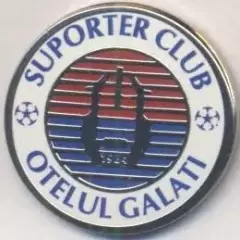футбол.клуб Оцелул Галац (Румунія)4 ЕМАЛЬ /SC Otelul Galati,Romania football pin