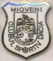 футбол.клуб Дачія Міовень (Румунія) ЕМАЛЬ /CS Dacia Mioveni,Romania football pin