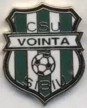 футбол.клуб Воїнца Сібіу (Румунія) ЕМАЛЬ/Vointa Sibiu,Romania football pin badge