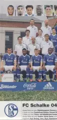 постер А4 футбол Шальке-04 (Німеччина) 2013 / Schalke 04,Germany football poster
