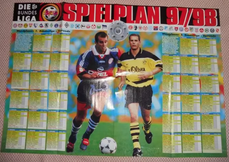 постер А1 футбол Джоване Елбер (Бразилія) / Giovane Elber,Brazil football poster 1