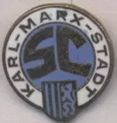 футбол.клуб Карл-Маркс-Ш.(НДР1 офіц. ЕМАЛЬ/SC Karl-Marx-Stadt,GDR football badge