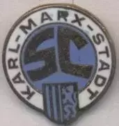 футбол.клуб Карл-Маркс-Ш.(НДР1 офіц. ЕМАЛЬ/SC Karl-Marx-Stadt,GDR football badge