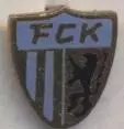 футбол.клуб Карл-Маркс-Ш.(НДР2 офіц. ЕМАЛЬ/FC Karl-Marx-Stadt,GDR football badge
