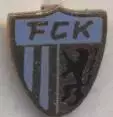 футбол.клуб Карл-Маркс-Ш.(НДР2 офіц. ЕМАЛЬ/FC Karl-Marx-Stadt,GDR football badge