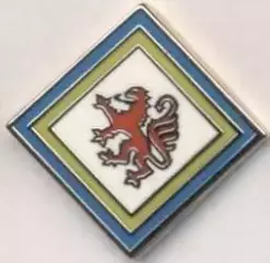 футбол.клуб Айнтрахт Брауншв.(Німеч.)2 ЕМАЛЬ/E.Braunschweig,Germany football pin