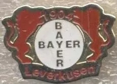 футбол.клуб Баєр Леверкузен (Німеч. офіц1 важмет/Bayer 04,Germany football badge