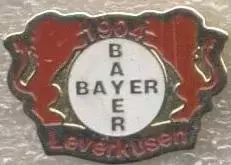 футбол.клуб Баєр Леверкузен (Німеч. офіц1 важмет/Bayer 04,Germany football badge