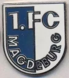 футбол.клуб Магдебург (Німеч.)2 ЕМАЛЬ /1.FC Magdeburg,Germany football pin badge