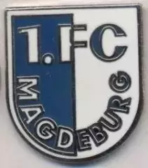 футбол.клуб Магдебург (Німеч.)2 ЕМАЛЬ /1.FC Magdeburg,Germany football pin badge