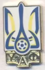 Україна, федерація футболу, №17 ЕМАЛЬ / Ukraine football federation pin badge