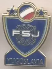 Югославія, федерація футболу, важмет / Yugoslavia football federation badge