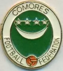 Коморські О-ви, федерація футболу, важмет /Comoros football federation pin badge