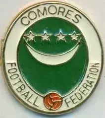 Коморські О-ви, федерація футболу, важмет /Comoros football federation pin badge