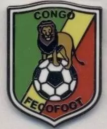 Конго,федерація футболу,№3 ЕМАЛЬ /Rep.Congo football federation enamel pin badge