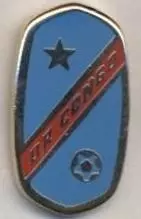 ДР Конго,федерація футболу№2 ЕМАЛЬ/DR Congo football federation enamel pin badge