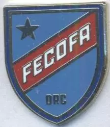 ДР Конго,федерація футболу№3 ЕМАЛЬ/DR Congo football federation enamel pin badge