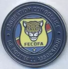 ДР Конго,федерація футболу№8 ЕМАЛЬ/DR Congo football federation enamel pin badge
